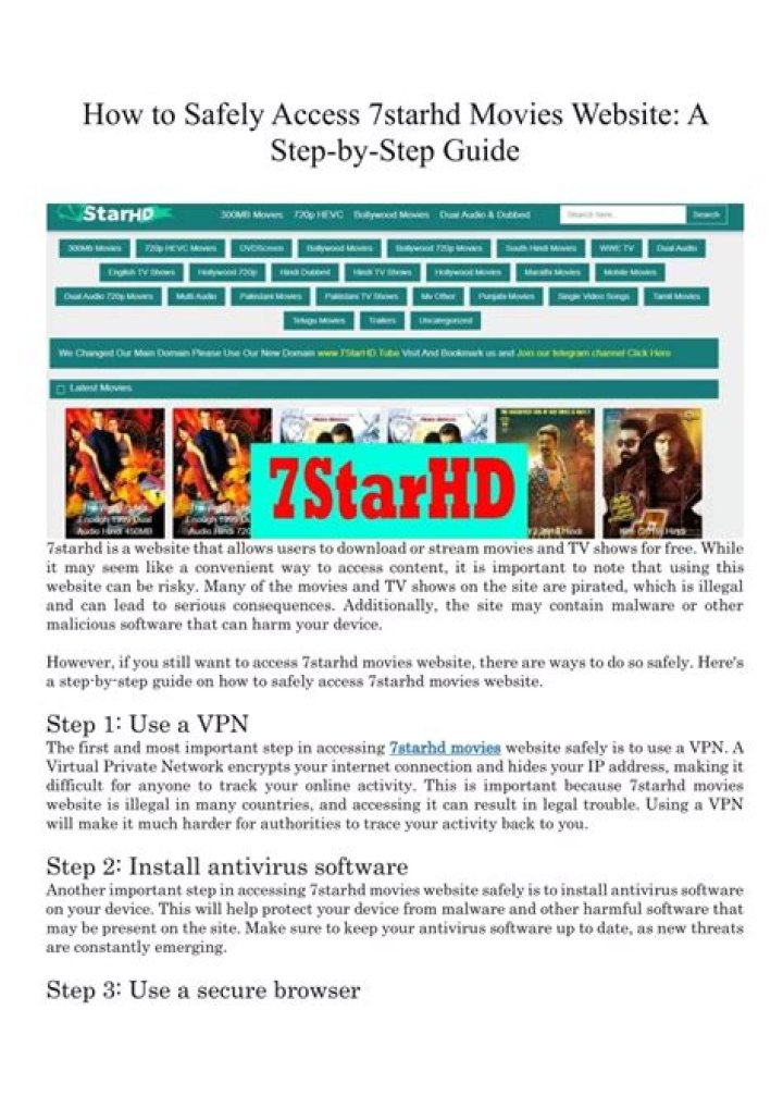7starhd: Your Ultimate Guide to Free Movie Streaming