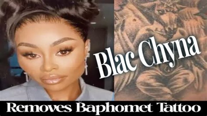 Blac Chyna's Baphomet Tattoo Removal