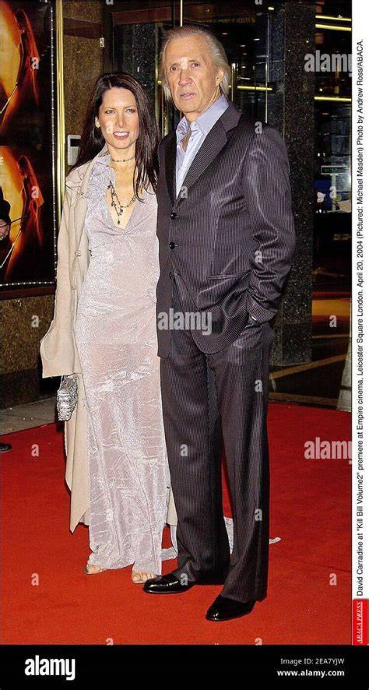 David Carradine and Annie Bierman