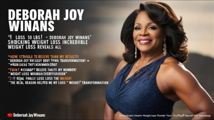 Deborah Joy Winans' Incredible Weight Loss Transformation: A Guide To Success
