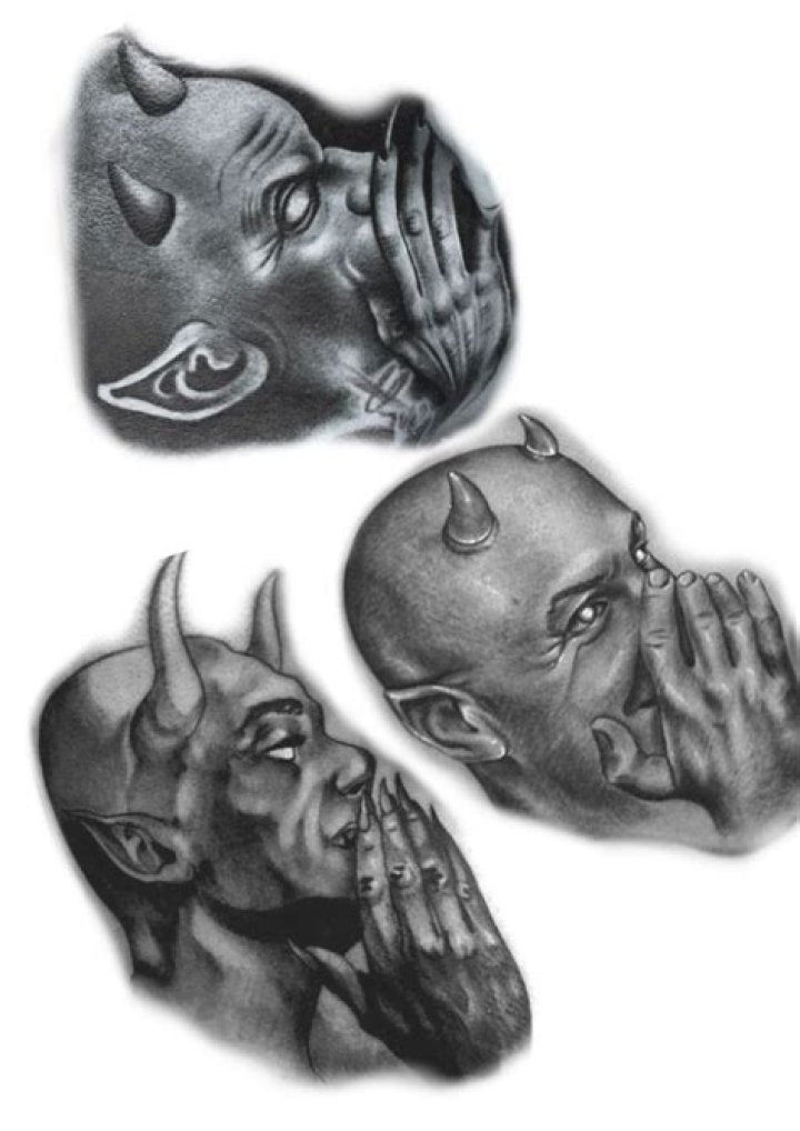 Devil Whispering In Ear Tattoo: Unveiling The Enigmatic Symbolism
