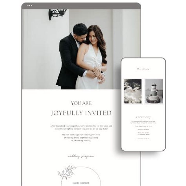 Discover The Ultimate Joy Wedding Website Find A Couple Guide