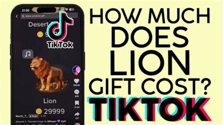 How Much Is a Lion on TikTok Live? It's One Expensive Gift |