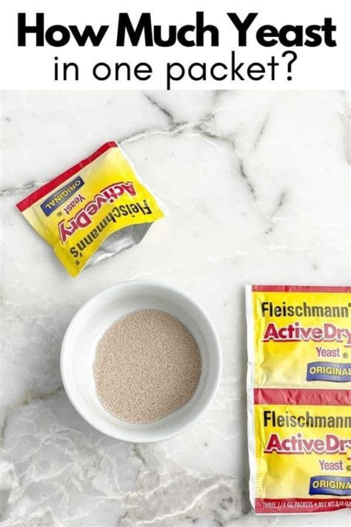How much yeast is in a packet?