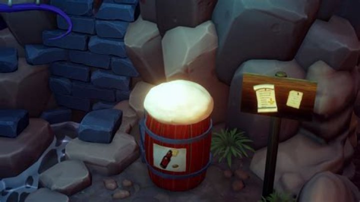 How to Interact With the Barrel in the Scar Quest