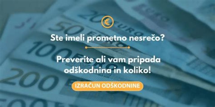 Kaj je odškodnina za prometno nesrečo in kako lahko do nje pridete?