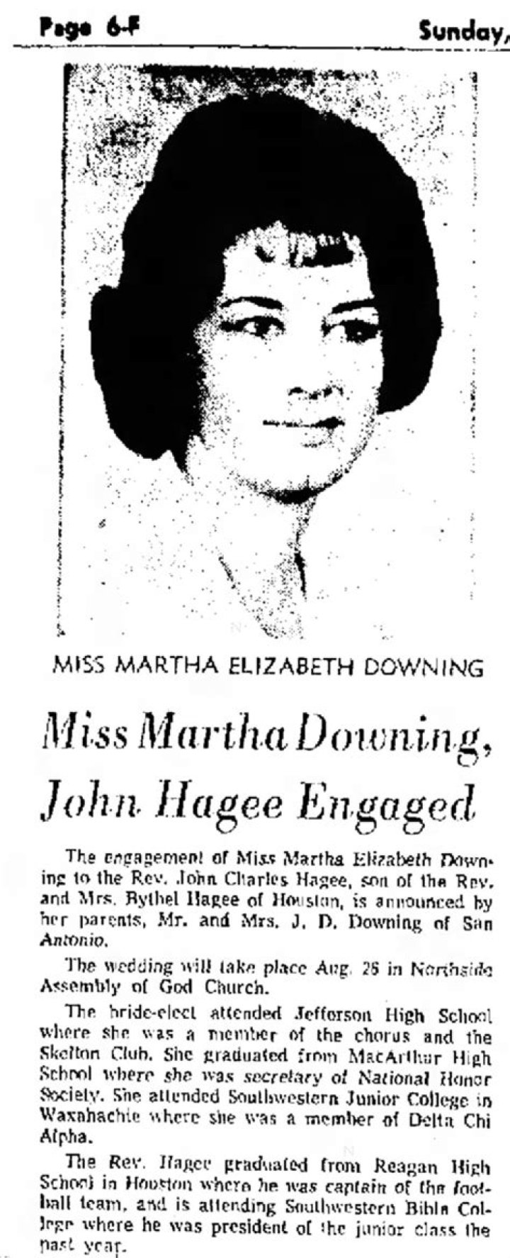 Martha Downing Hagee: A Comprehensive Biography and Impact