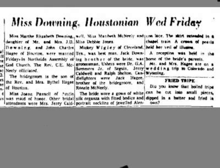 Martha Downing Hagee Obituary: Remembering a Life Well-Lived