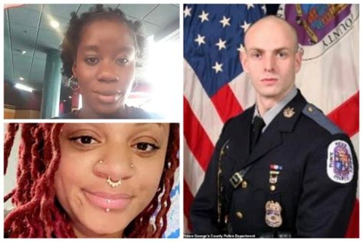 Maryland officer Francesco Marlett who was caught cheating with Virginia Pinto is seen wi ·