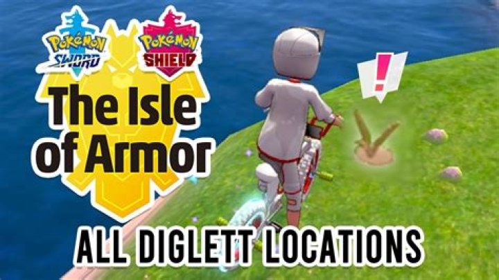PokmonSword and Shield: Isle of Armor Diglett locations and map