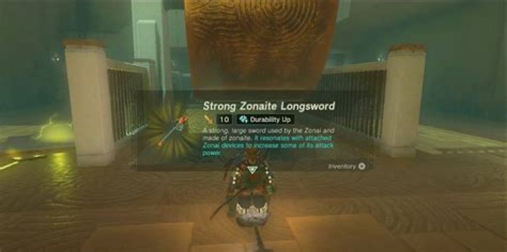 Strong Zonaite Sword - The Legend of Zelda: Tears of the Kingdom Guide |