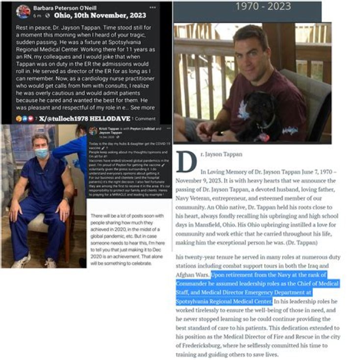 Why Dr. Jayson Tappan Die ? |